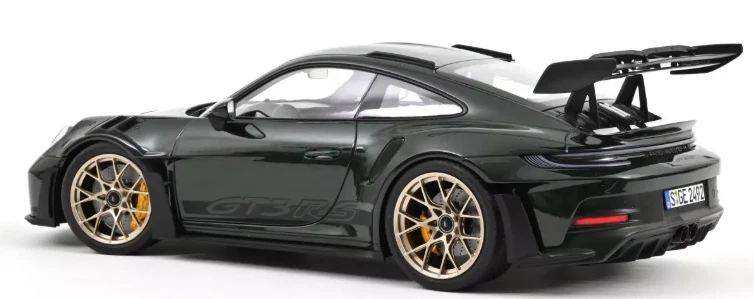 Porsche 911 GT3 RS 2022 Vert Jet metal & Noir 1/12 - 127532 NOREV - Immagine 3 di 3