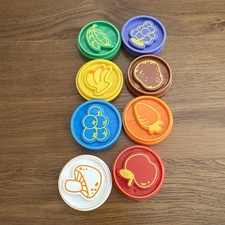 VTech V Tech Chomp and Count Dino Replacement Food Coins Complete Set