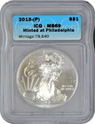 Photo of a 2015 American Silver Eagle from an eBay listing that sold on Jul 22, 2026