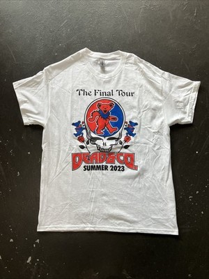 Dead & Company John Mayer Summer 2023 Tour Band Dancing Bears Shirt White L-2XL