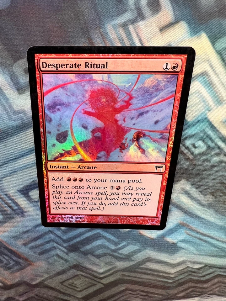 MTG Foil Desperate Ritual EX/LP- Champions of Kamigawa - Image 3 of 4