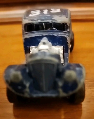Vintage Blue Willys Streey Rod Street Error Coupe 313 White Heat Matchbox Rare - Picture 6 of 10