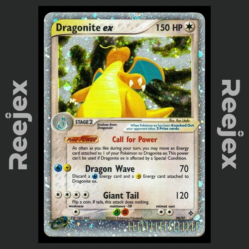 Dragonite ex - 90/97 - Holo Rare - Dragon - Pokemon Card - HP