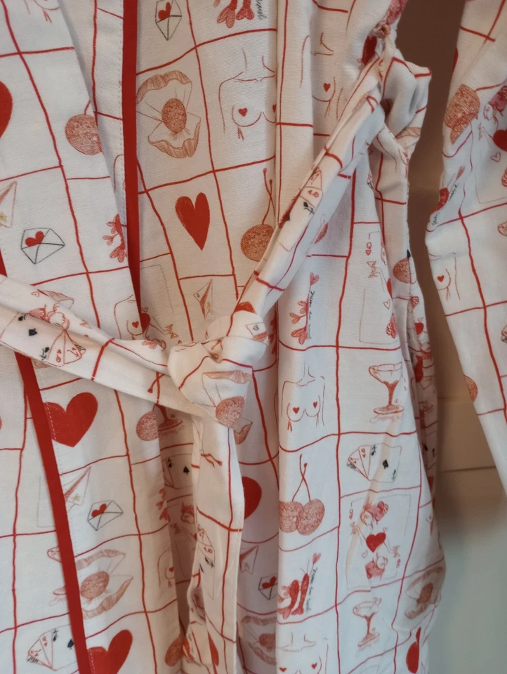 Rockett St George Ecru Red Robe Size Medium 12-14 BNWT - image 3 of 4