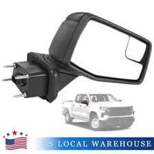 Mirror For 2019-2022 Chevrolet Silverado 1500 Passenger Side Paintable