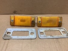 1970-1977 Ford Bronco F100 Amber Side Marker Lens - Sae-p1a 70tk Used Pair 1970-1977 Ford Bronco F100 Amber Side Marker Lens - Sae-p1a 70tk Used Pair