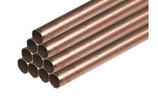 New Wednesbury Copper Round Tube Pipe 300mm x 22mm/0.9mm 
