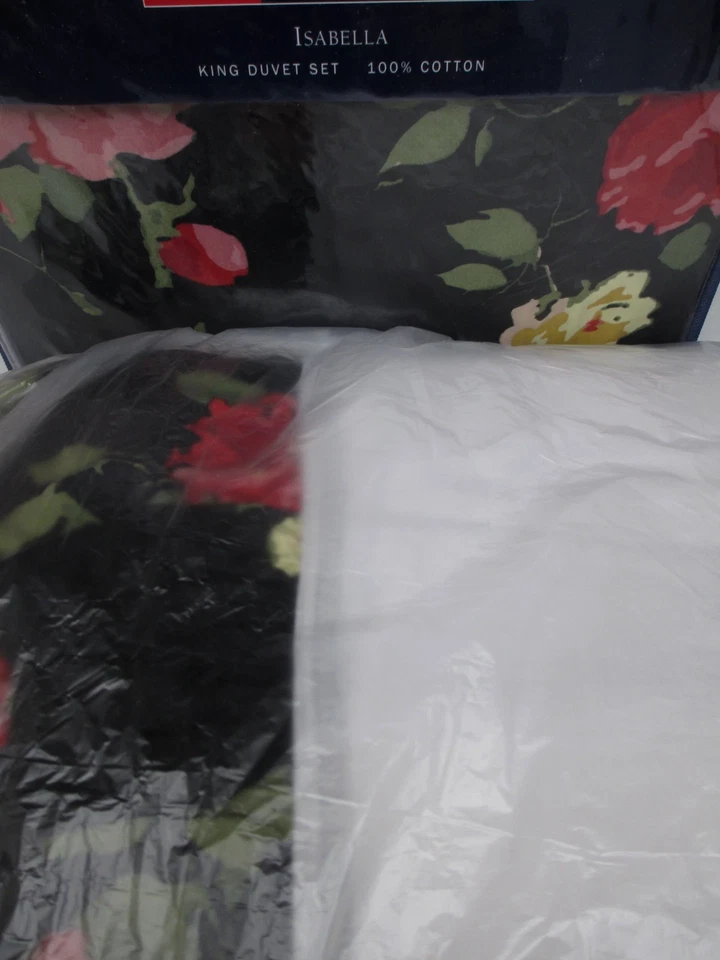 Ralph Lauren CHAPS ISABELLA Floral 4 piezas Funda Nórdica Fundas y Juego de Falda de Cama - King Foto 3 de 4