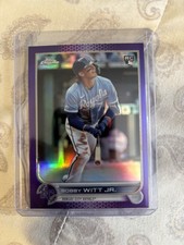 2022 Topps Chrome Update Series - Bobby Witt Jr. #USC35 Purple Refractor (RC)