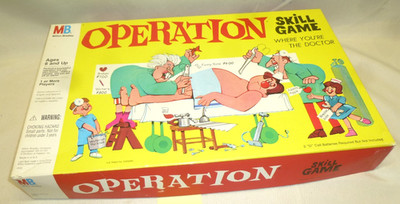 vintage operation game MB Milton Bradley works some money 1999 model 4545-X