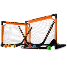 Ace Hockey Shinny Hockey Set - 4 Players Mini Hockey Set