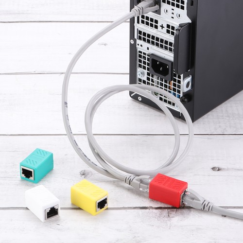 20 Pcs RJ45 Ethernet Coupler, Cat6 Coupler for Cat8/Cat7/Cat6/Cat5e/Cat5,Black - Afbeelding 5 van 6