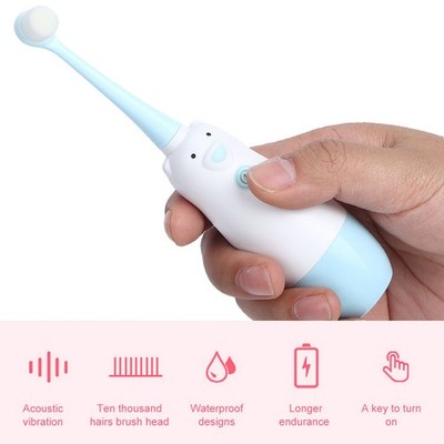 Children Electric Toothbrush Soft Hair Wear Resistant Toothbrush For 2-12 Years