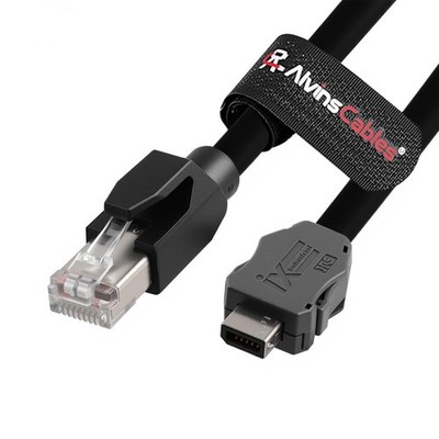 Alvin's Cables IX Industrial to RJ45 Cat6A Ethernet Cable, IX30G-A-10S-CV(7.0) A