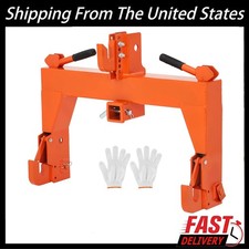 3 Pt Quick Hitch  3000 LBS for Cat 1 Tractors Attachments W/ 2" Receiver Hitch