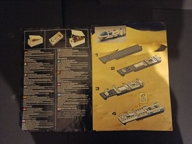 LEGO Futuron Monorail 6990 1987 Complete Box Instructions Motor Working