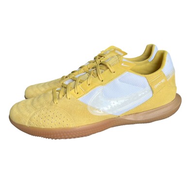 Nike Streetgato Size 8.5 Indoor Soccer Shoes Saturn Gold/White DC8466-100 |  eBay