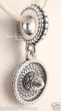 Sombrero Authentique Pandora Argent Mexicain Suspendu Pendantes Breloque/Perle