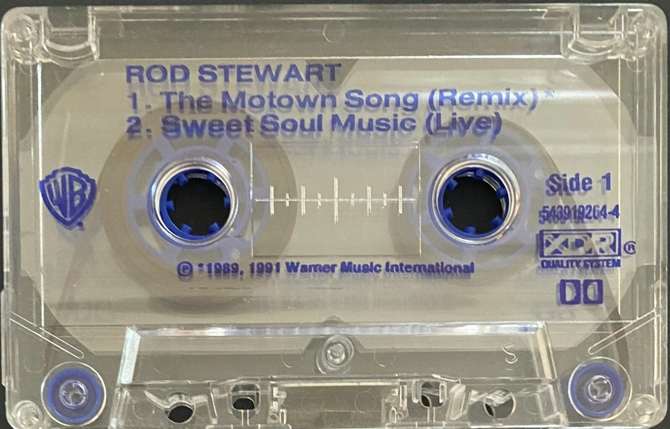Rod Stewart The Temptations The Motown Song Australian Cassette Cassingle - Image 3 of 4
