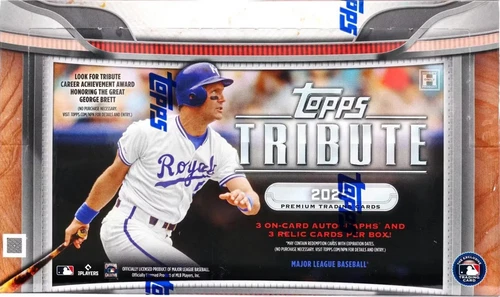 2025 Topps Tribute Baseball Hobby Box Sealed MLB (3 AUTOS & 3 RELICS) NEW