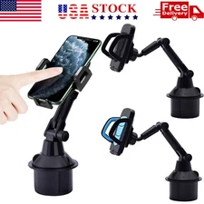 Universal Adjustable Car Mount Cup Cradle Holder for iPhones and Android phones
