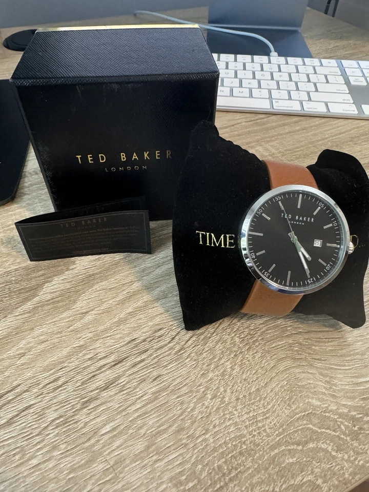 Reloj para hombre Ted Baker London TE50274008 "James" correa de cuero ~ gran regalo Foto 2 de 4