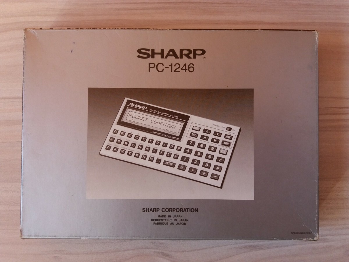 Sharp PC-1246 Pocket Computer PC-1246