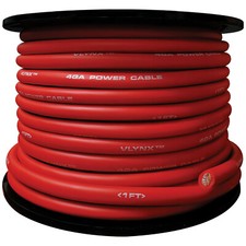 20ft 4 GA amplifier installation 4 gauge wire flexible quality 12V power cable