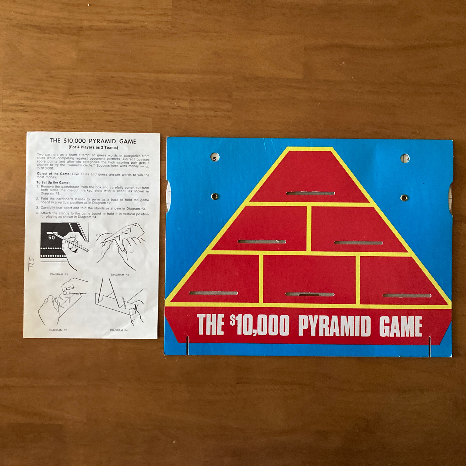 Milton Bradley Vintage $50,000 PYRAMID. 1981 BOARD GAME 8th Plus Extras ...