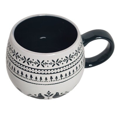 Hearth & Hand Magnolia Christmas Nordic FairIsle Stoneware Mug Winter Green  14oz | eBay