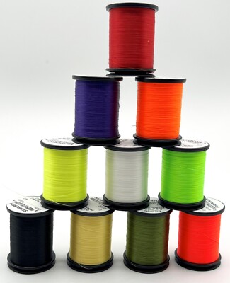 Semperfli Classic Waxed Fly Tying Thread 10 Spool Multipack Various Thread Sizes