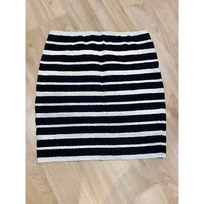 Max Studio B&W Mini Skirt - XS