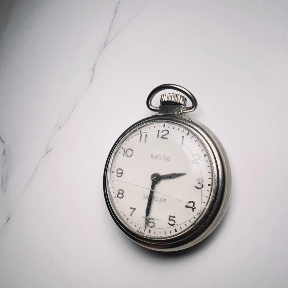 Westclox | Unisex | Reloj Bolsillo | Talla Única | Coleccionable Plata Años 50 Manual P Foto 3 de 4