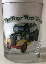New 1996 Hess Classic Truck Series 1982 The First Hess Truck Glass Tumbler Mint