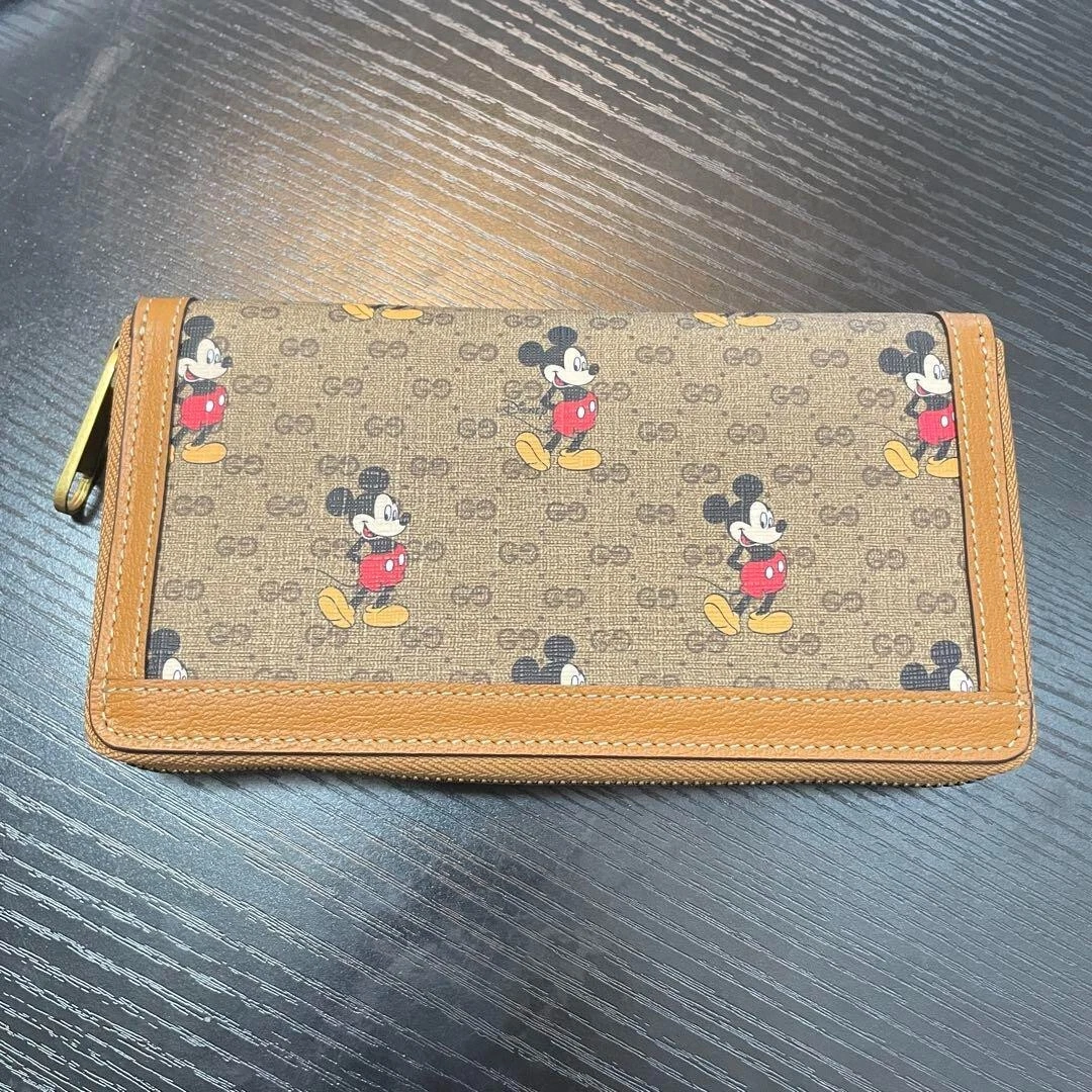Gucci x best sale mickey mouse wallet