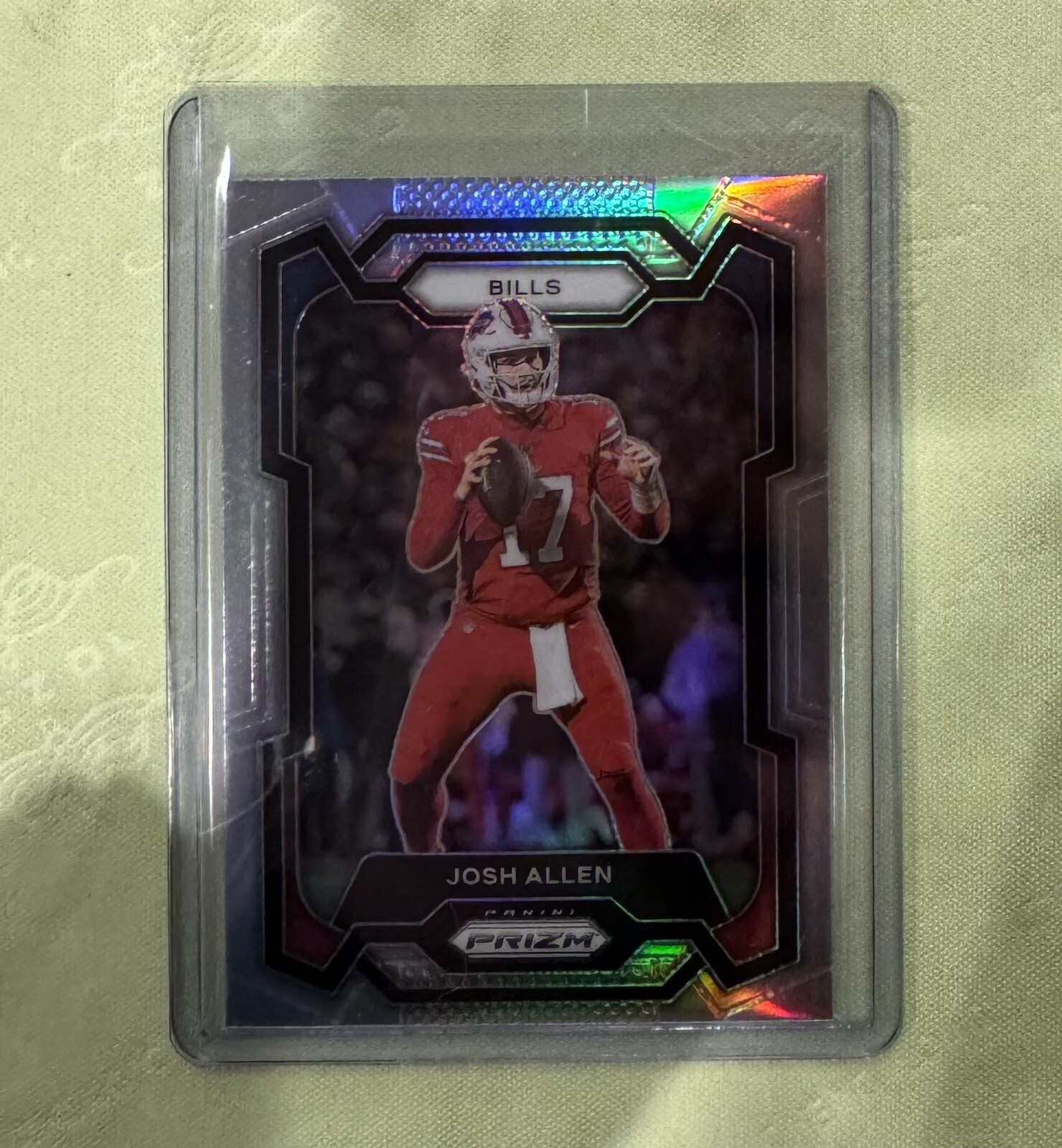 JOSH ALLEN 2023 Panini Prizm Silver Prizm SP Bills #32