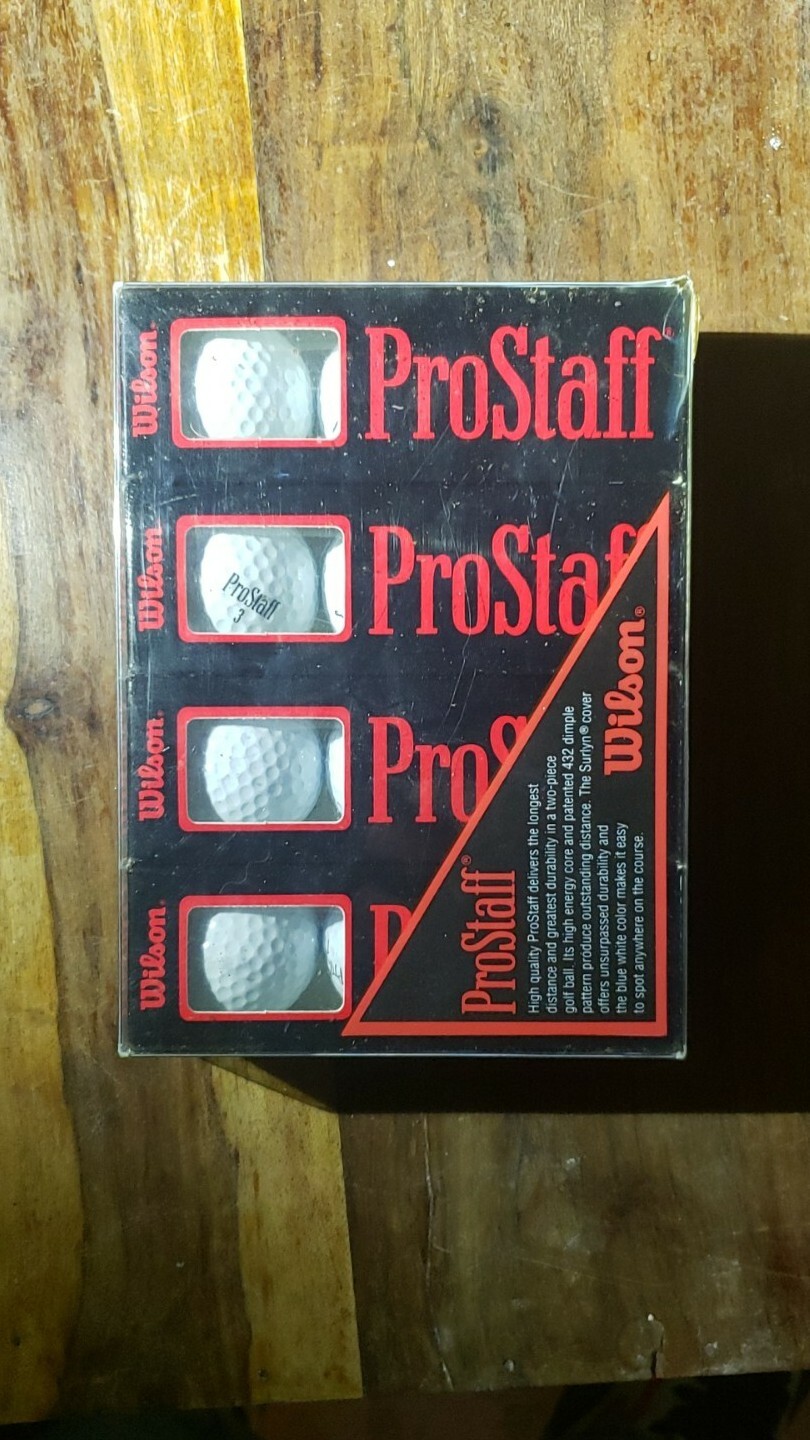 Wilson Pro Staff Distance Golf Balls 12 New ~High Launch for Max Flight