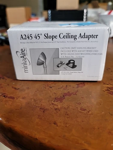 Minka-Aire 45 DEGREE SLOPE CEILING ADAPTER IN BAHAMA BEIGE (A245-BG) - Picture 2 of 4