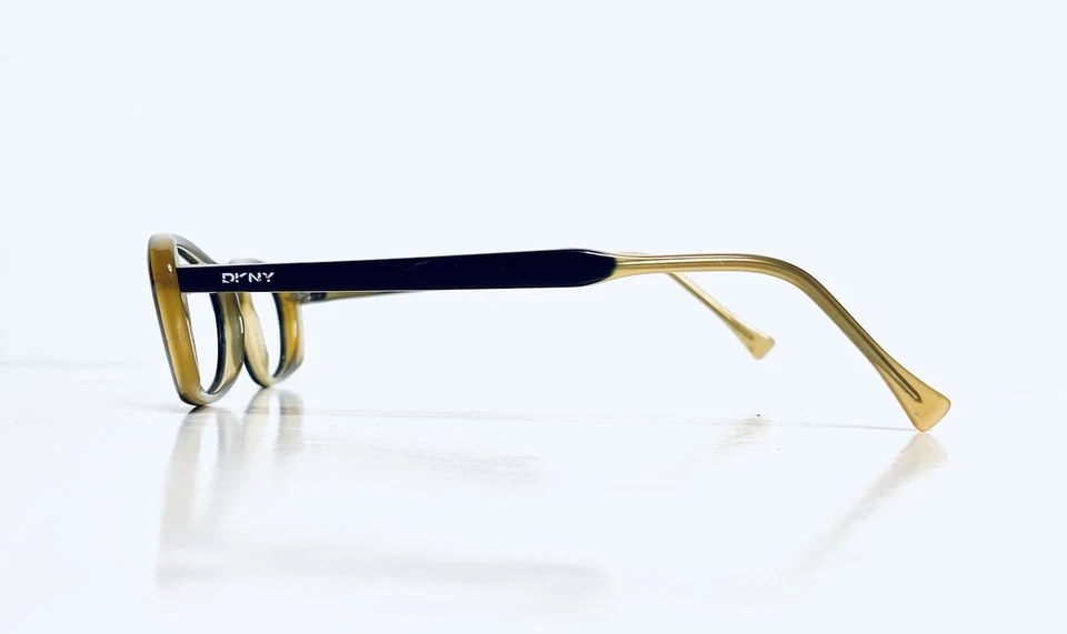 Gafas DKNY Negro y Amarillo Ojo de Gato Marco Ovalado Italia DY 6806 48 17 130 Foto 3 de 4