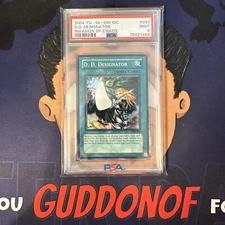 PSA 9 MINT 2004 YU-GI-Oh! Invasion of Chaos D.D. DESIGNATOR #039