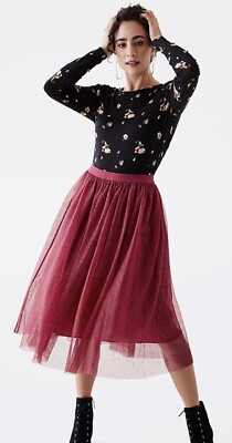 Gold Glitter Pink Tulle Holiday 2019 