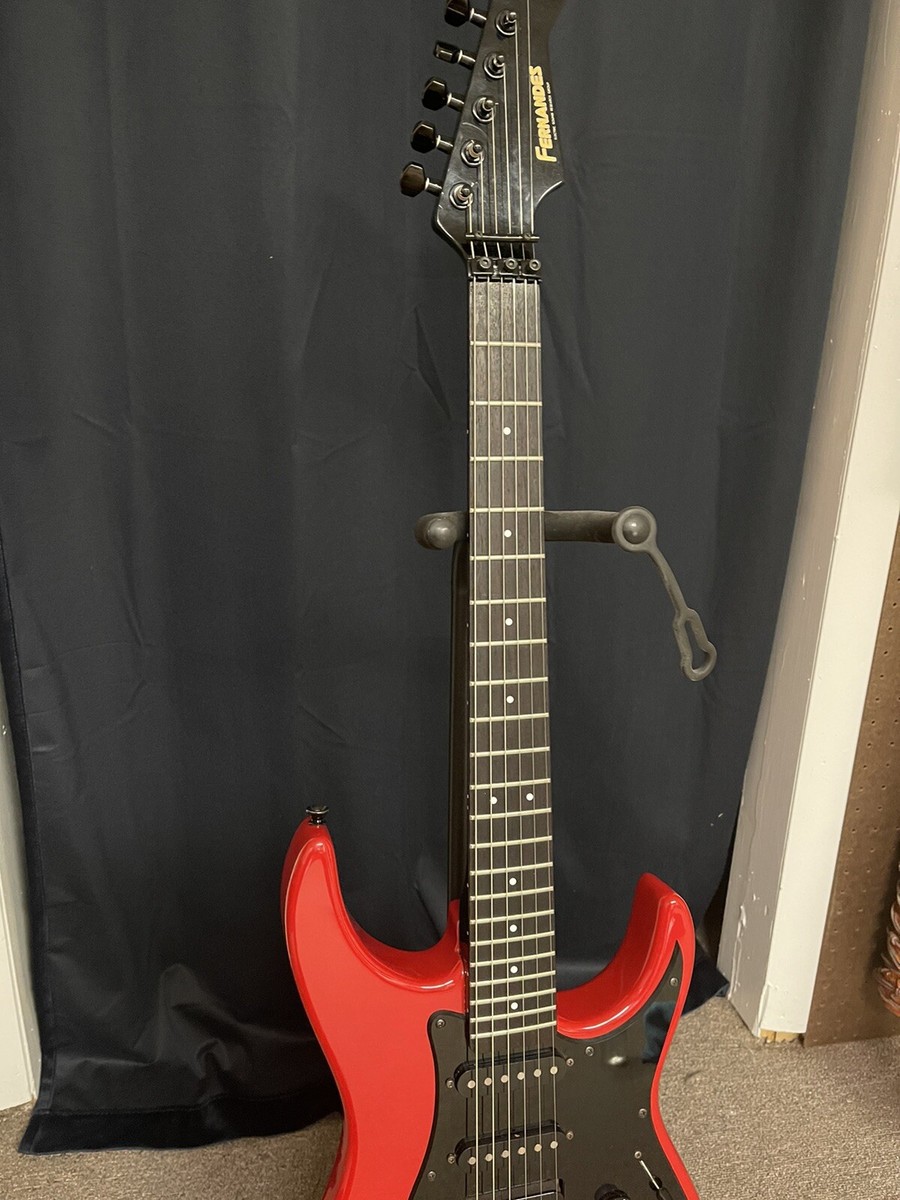 1980s Fernandes Electric Guitar FR-55 Revolver Floyd Rose 1980s Fernandes Electric Guitar FR-55 Revolver Floyd Rose