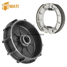 Rear Brake Drum Hub w/Shoes Kit for Honda Rancher 420 Foreman 500 TRX420 TRX500