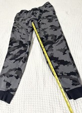 Under Armour Boys YMD Black/Gray Rival Fleece Camouflage Joggers Pants XL