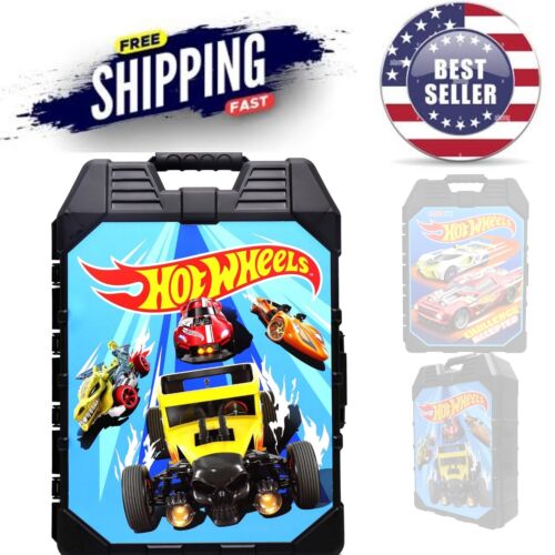Durable 48-Car Storage Case for Toy Cars - Perfect for Collecting & Travel