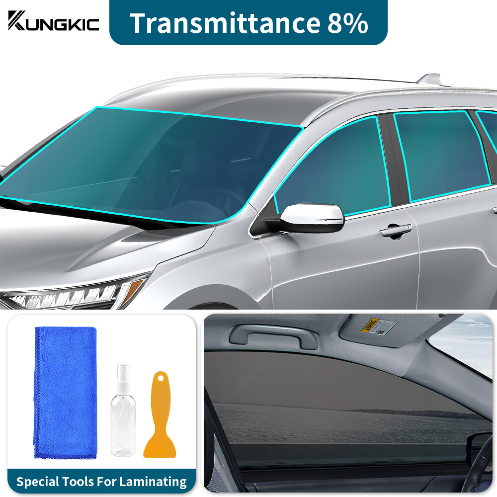 Full Car Window Precut Nano Window Film 8% Tint for Honda Accord