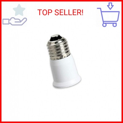(2pcs) YiLighting - UL-listed E26/E27 to E26/E27 Extender - Standard Medium Sock