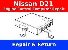 SERVICIO DE REPARACIÓN 1986-1989 Nissan D21 Pathfinder carrocería dura ECU ECM motor computador