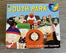 Comedy Central South Park 2009 Year In A Box Calendar Full Color