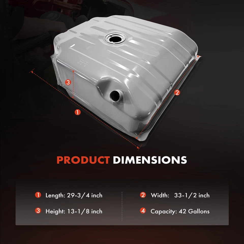 Tanque de combustible de 43 galones para Chevrolet C1500 C2500 Suburban GMC K1500 K2500 Suburban Foto 4 de 4